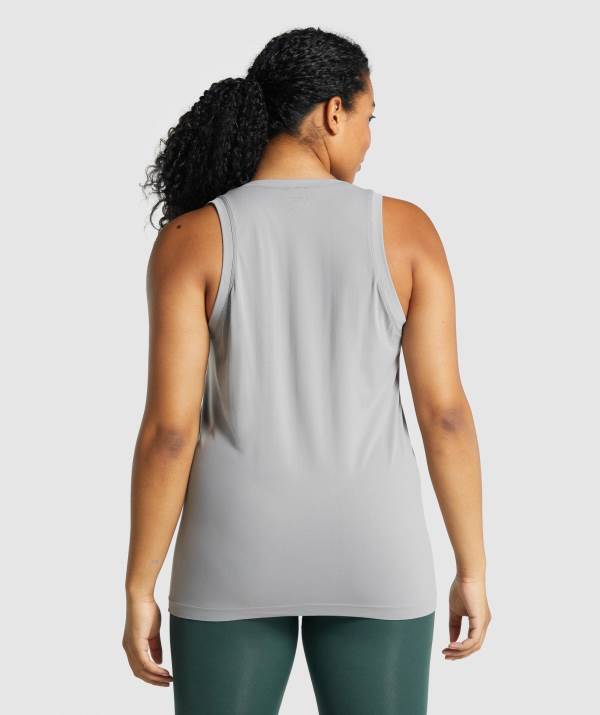 Damske Tielko Gymshark Fit Seamless Loose Siva | HU5086219